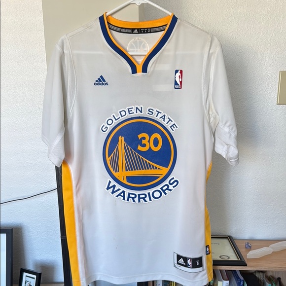 adidas Other - Authentic Adidas Golden State Warriors Stephen Curry Sleeve Jersey Jersey